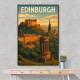 Edinburgh Travel Poster Wall Art