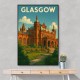 Glasgow Kelvingrove Art Travel Poster Wall Art