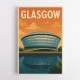 Glasgow SSE Hydro Travel Poster Wall Art
