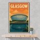 Glasgow SSE Hydro Travel Poster Wall Art