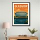Glasgow SSE Hydro Travel Poster Wall Art