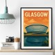 Glasgow SSE Hydro Travel Poster Wall Art