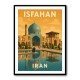 Isfahan Iran Travel Poster 1 Wall Art