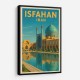 Isfahan Iran Travel Poster Wall Art