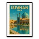 Isfahan Iran Travel Poster Wall Art