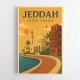 Jeddah Saudi Arabia Travel Poster 1 Wall Art
