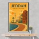 Jeddah Saudi Arabia Travel Poster 1 Wall Art