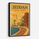 Jeddah Saudi Arabia Travel Poster 1 Wall Art