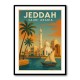Jeddah Saudi Arabia Travel Poster Wall Art
