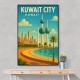 Kuwait Travel Poster 1 Wall Art