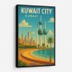 Kuwait Travel Poster 1 Wall Art