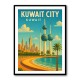 Kuwait Travel Poster 1 Wall Art
