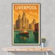 Liverpool Travel Poster Wall Art