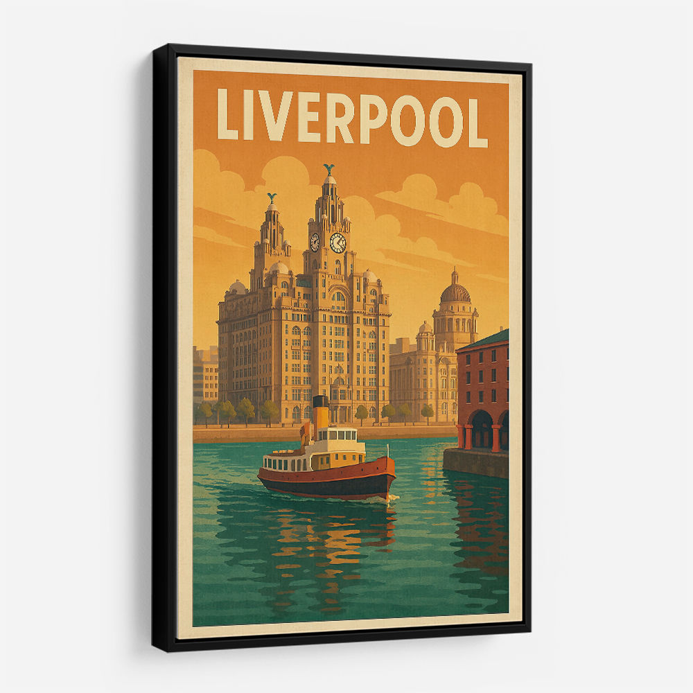 Liverpool Travel Poster Wall Art