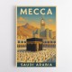 Mecca Saudi Arabia Travel Poster 1 Wall Art