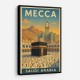 Mecca Saudi Arabia Travel Poster 1 Wall Art