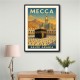 Mecca Saudi Arabia Travel Poster 1 Wall Art