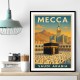 Mecca Saudi Arabia Travel Poster 1 Wall Art