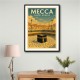 Mecca Saudi Arabia Travel Poster Wall Art