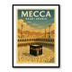 Mecca Saudi Arabia Travel Poster Wall Art