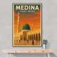 Medina Saudi Arabia Travel Poster 1 Wall Art