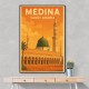 Medina Saudi Arabia Travel Poster Wall Art