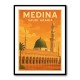 Medina Saudi Arabia Travel Poster Wall Art
