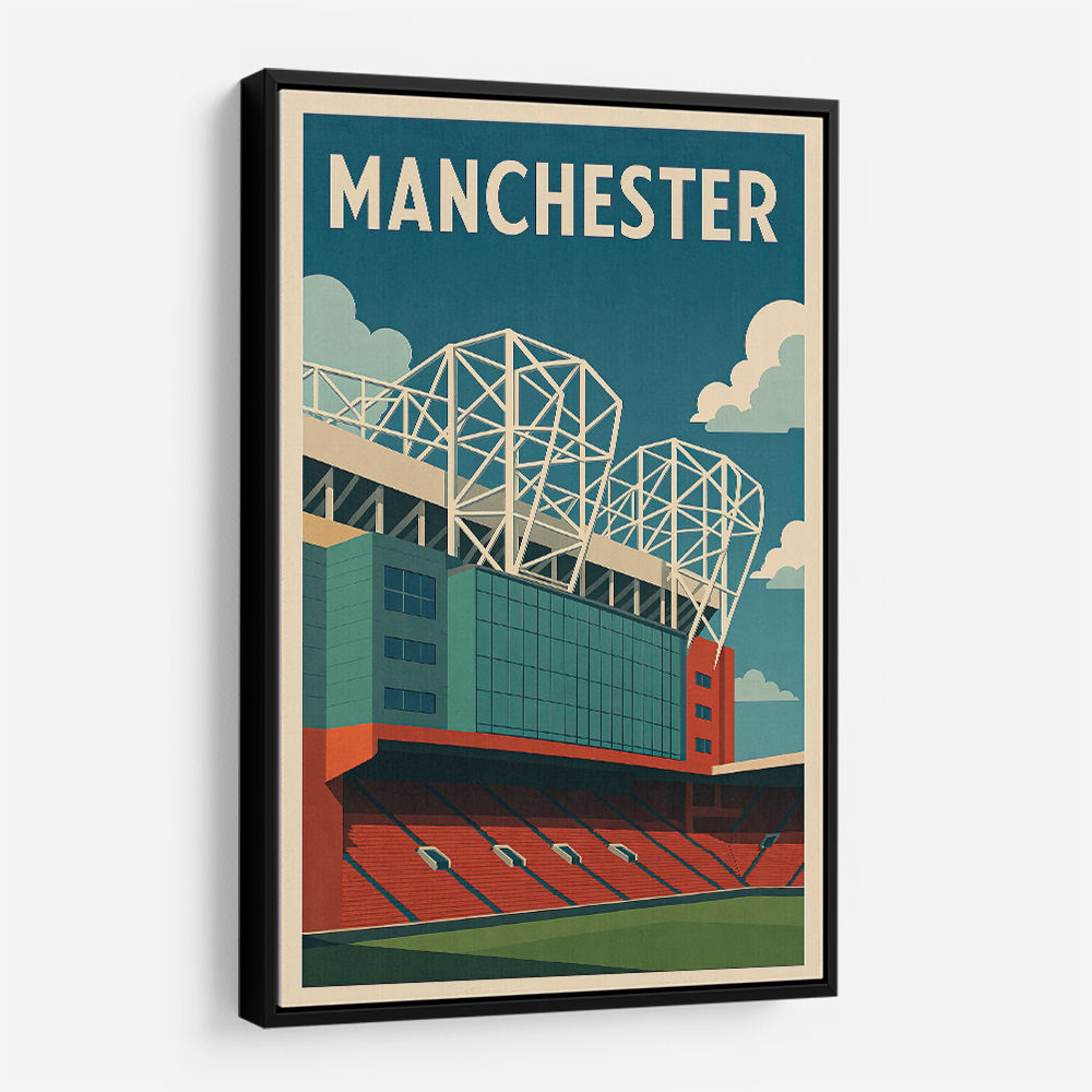 Old Trafford Manchester Poster 2 Wall Art