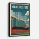 Old Trafford Manchester Poster 2 Wall Art