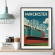 Old Trafford Manchester Poster 2 Wall Art