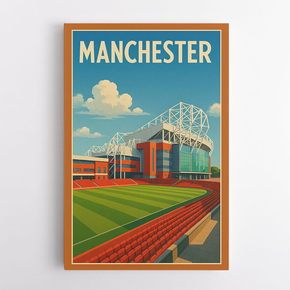 Old Trafford Manchester Poster Wall Art
