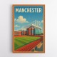 Old Trafford Manchester Poster Wall Art