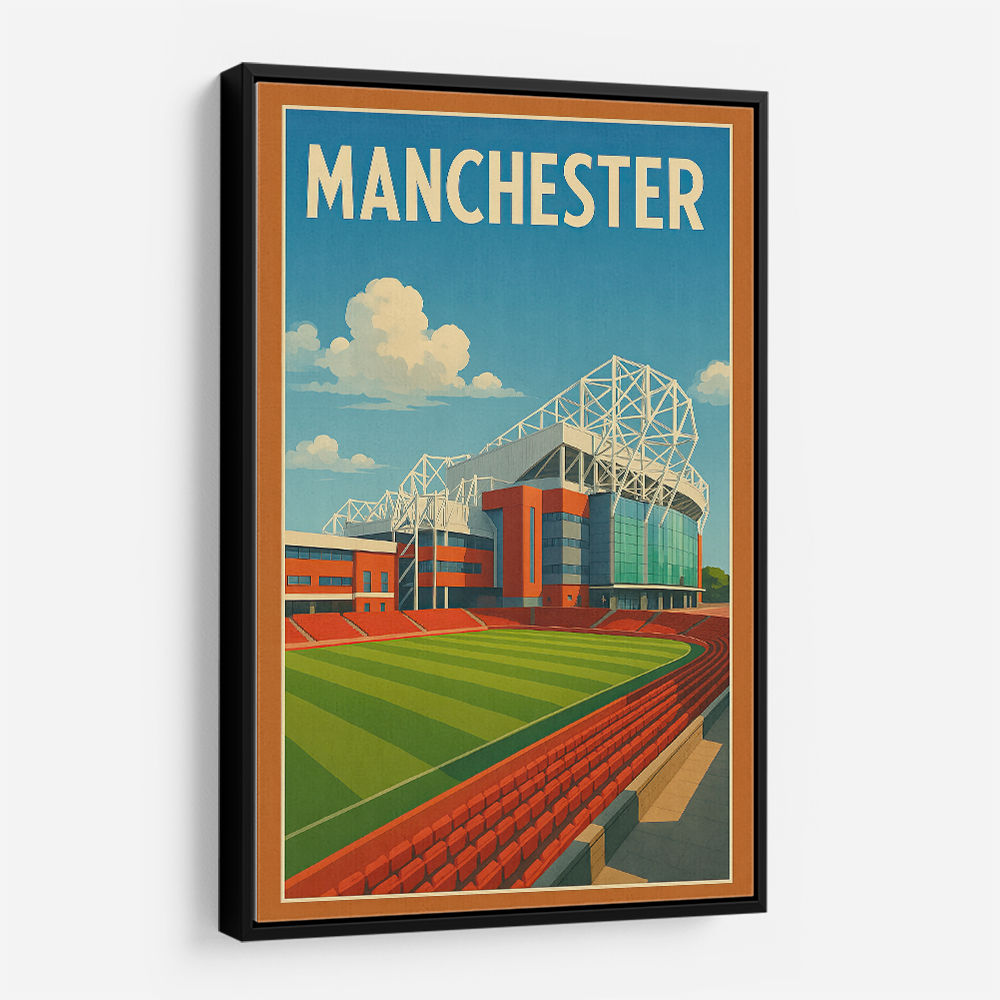 Old Trafford Manchester Poster Wall Art