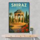 Shiraz Iran Travel Poster Wall Art