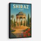Shiraz Iran Travel Poster Wall Art