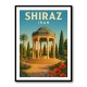Shiraz Iran Travel Poster Wall Art
