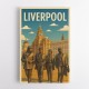 The Beatles Liverpool Travel Poster Wall Art