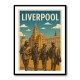 The Beatles Liverpool Travel Poster Wall Art