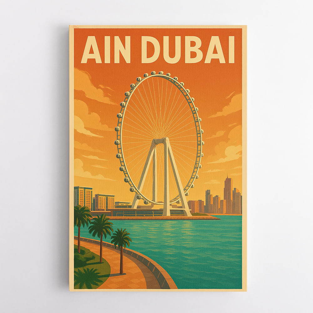 Ain Dubai Poster Wall Art