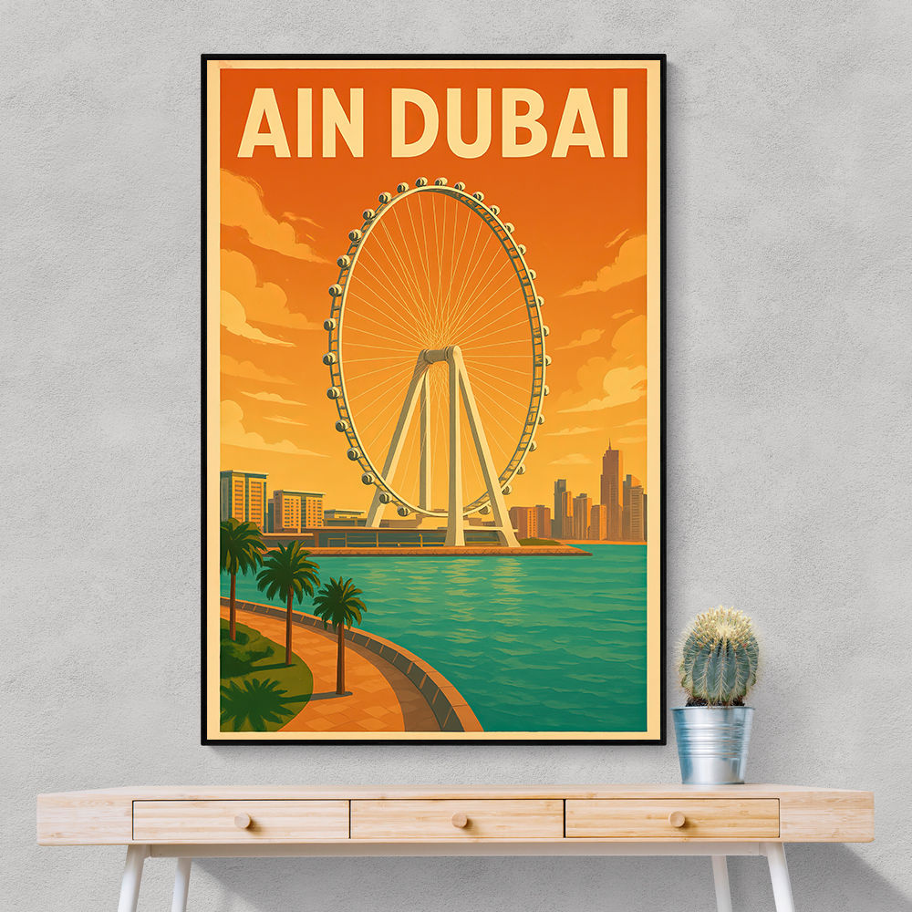 Ain Dubai Poster Wall Art