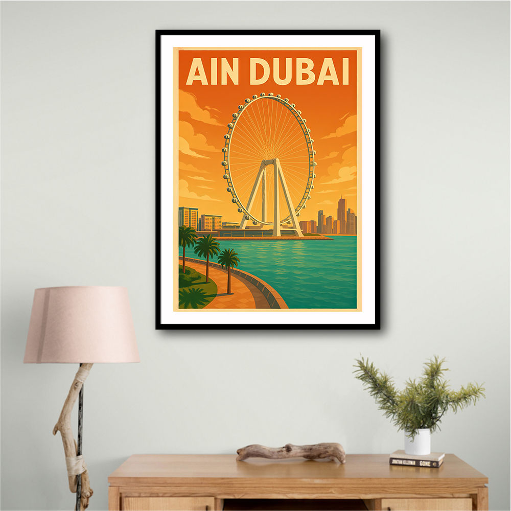 Ain Dubai Poster Wall Art