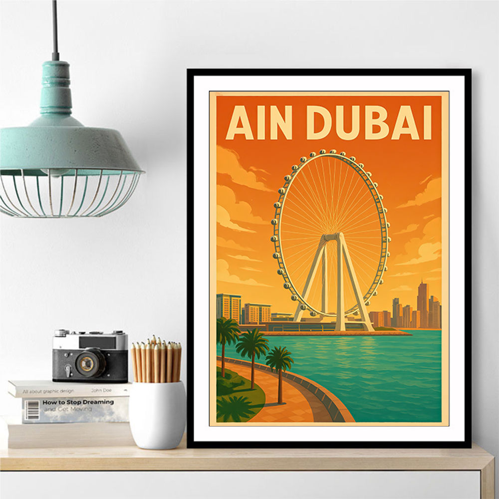Ain Dubai Poster Wall Art