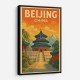 Beijing China Travel Poster 1 Wall Art