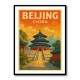 Beijing China Travel Poster 1 Wall Art