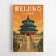 Beijing China Travel Poster Wall Art