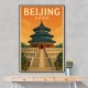 Beijing China Travel Poster Wall Art