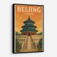 Beijing China Travel Poster Wall Art