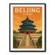Beijing China Travel Poster Wall Art