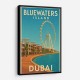 Bluewaters Island Dubai Poster 1 Wall Art