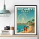 Bluewaters Island Dubai Poster Wall Art